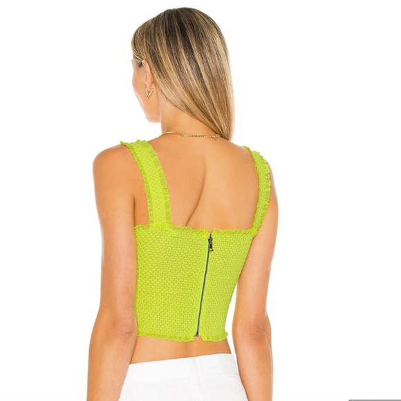 Penelope Smocked Ruffle Crop Top - Picture 5 of 14